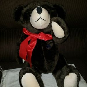 Knickerbocker 75th Anniversary Teddy Bear Black